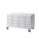 Draftech 10 Drawers DIN A0 on Castors Draftech 10 Drawers DIN A0 on Castors
