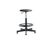 AXIS | Sgabello Professionale Seduta Nera  54/80 h cm