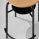 Academia high stool 66 cm stackable
