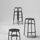 Academia high stool 66 cm stackable