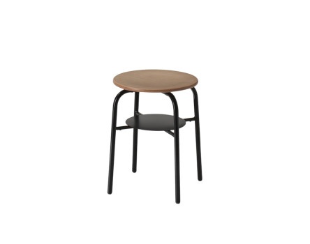 Academia high stool 46 cm stackable beech or black