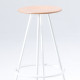 Stool 75 cm Black or White / beech