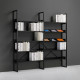 Libreria metallica 31x197x200 h 5+5 ripiani Libreria metallica 31x197x200 h 5+5 ripiani