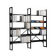 Libreria metallica 31x197x200 h 5+5 ripiani Libreria metallica 31x197x200 h 5+5 ripiani