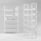 Metal bookshelf 5 shelves 31x100x200h Metal bookshelf 5 shelves 31x100x200h