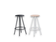 NODE | 75 cm Bar Stool  Black White