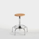 Beech Stool for Designer with Adjustable Footrest Beech Stool for Designer with Adjustable Footrest