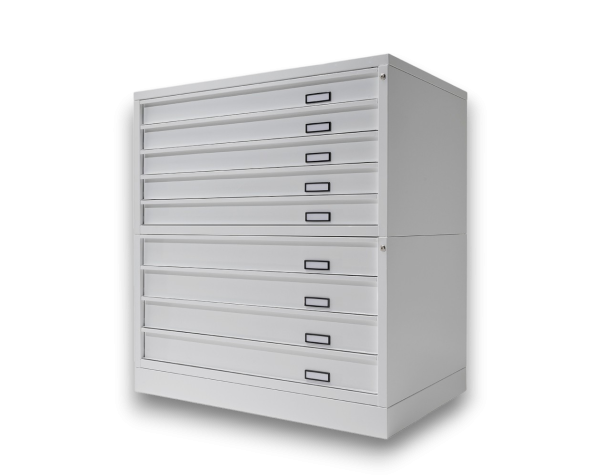 Draftech A1 ECO XL Drawer Unit 9 Drawers White