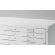 QUADRA | Draftech A1 7-Drawer Cabinet with Casters White QUADRA | Draftech A1 7-Drawer Cabinet with Casters White