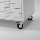 QUADRA | Draftech A1 7-Drawer Cabinet with Casters White QUADRA | Draftech A1 7-Drawer Cabinet with Casters White